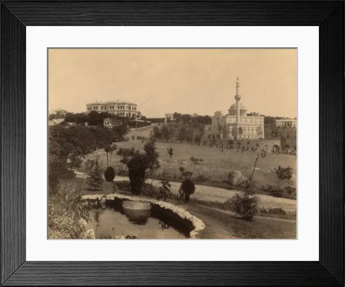 Framed Print : Imperial Yildiz Sarayi (palace) and grounds, and the Hamidiy Framed Print : Imperial Yildiz Sarayi (palace) and grounds, and the Hamidiy