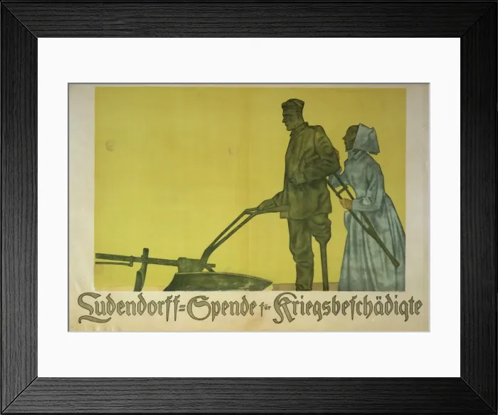 Framed Print : Ludendorff-Spende fur Kriegsbeschadigte Framed Print : Ludendorff-Spende fur Kriegsbeschadigte