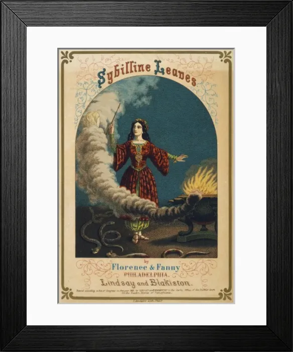 Framed Print : Sybilline leaves by Florence & Fanny, Philadelphia Framed Print : Sybilline leaves by Florence & Fanny, Philadelphia