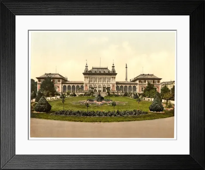 Framed Print : The Spring House, Bad Elster, Saxony, Germany Framed Print : The Spring House, Bad Elster, Saxony, Germany