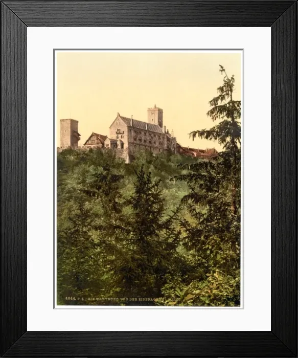 Framed Print : Wartburg, from Eisenach Castle, Thuringia, Germany Framed Print : Wartburg, from Eisenach Castle, Thuringia, Germany