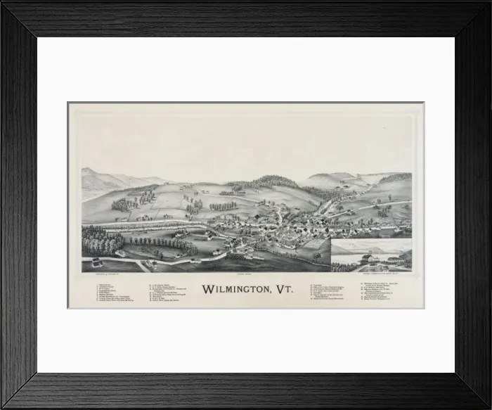 Framed Print : Wilmington, Vt Framed Print : Wilmington, Vt