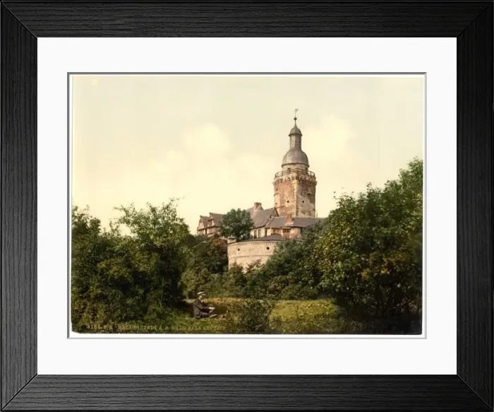 Framed Print : Castle Falkenstein, Ballenstedt, Hartz, Germany