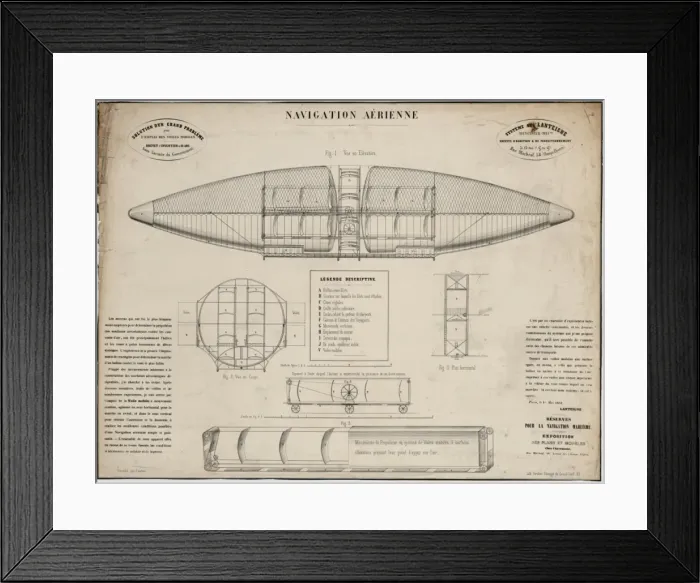 Framed Print : Navigation aerienne. Solution dun grand probleme par lemploi Framed Print : Navigation aerienne. Solution dun grand probleme par lemploi