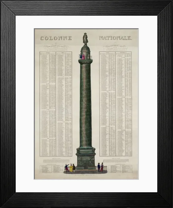 Framed Print : Colonne nationale Framed Print : Colonne nationale
