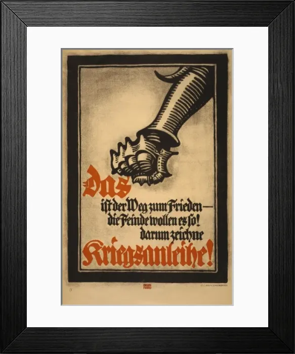 Framed Print : Das ist der Weg zum Frieden - die Feinde wollen es so! Darum Framed Print : Das ist der Weg zum Frieden - die Feinde wollen es so! Darum