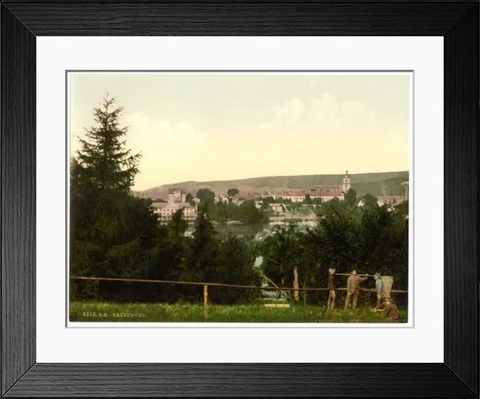 Framed Print : Salzungen (i. e. Bad Salzungen), with the castle, from Seebe Framed Print : Salzungen (i. e. Bad Salzungen), with the castle, from Seebe