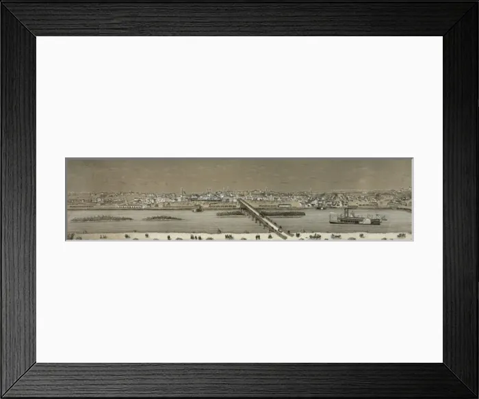 Framed Print : Panorama of St. Paul, Minn Framed Print : Panorama of St. Paul, Minn