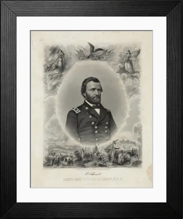 Framed Print : Lieut. Genl. Ulysses S. Grant, U. S. A