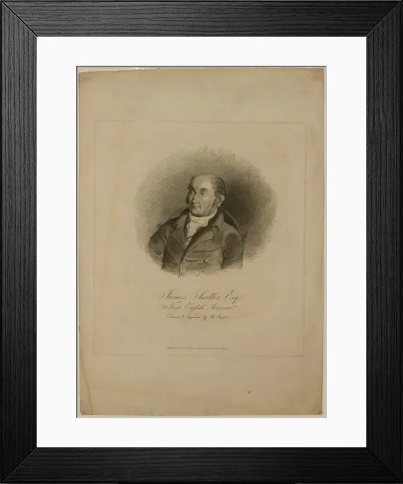 Framed Print : James Sadler, Esqr. first English aeronaut Framed Print : James Sadler, Esqr. first English aeronaut