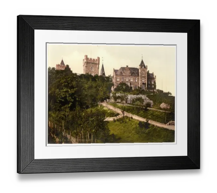 Framed Print : Schloss Klopp, Bingen, the Rhine, Germany Framed Print : Schloss Klopp, Bingen, the Rhine, Germany