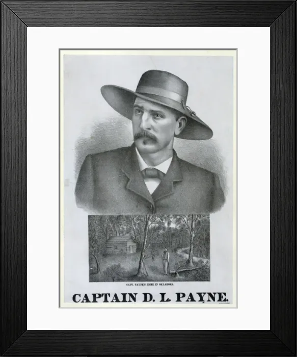 Framed Print : Captain D. L. Payne Framed Print : Captain D. L. Payne