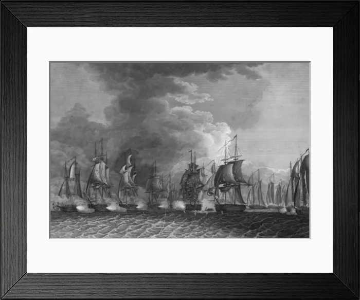 Framed Print : Battle on Lake Erie Framed Print : Battle on Lake Erie