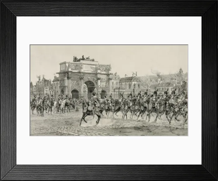Framed Print : Le revue 1810 Framed Print : Le revue 1810
