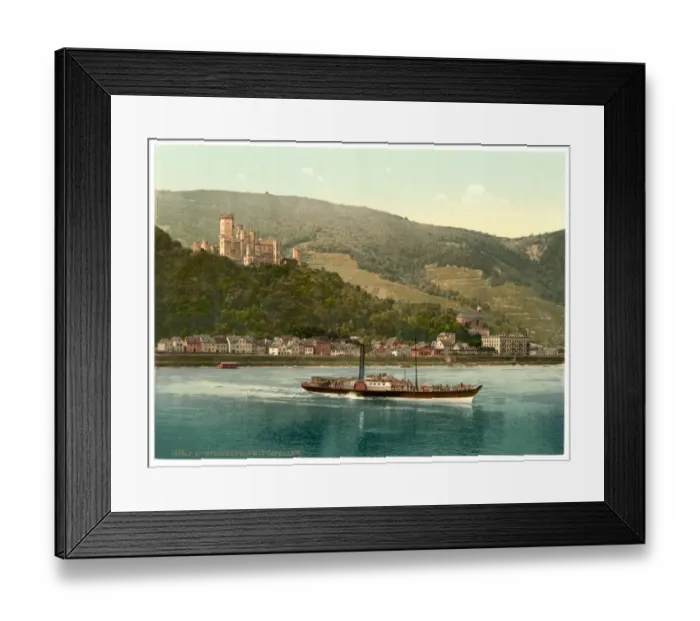 Framed Print : Stolzenfels Castle and Chapel, the Rhine, Germany Framed Print : Stolzenfels Castle and Chapel, the Rhine, Germany