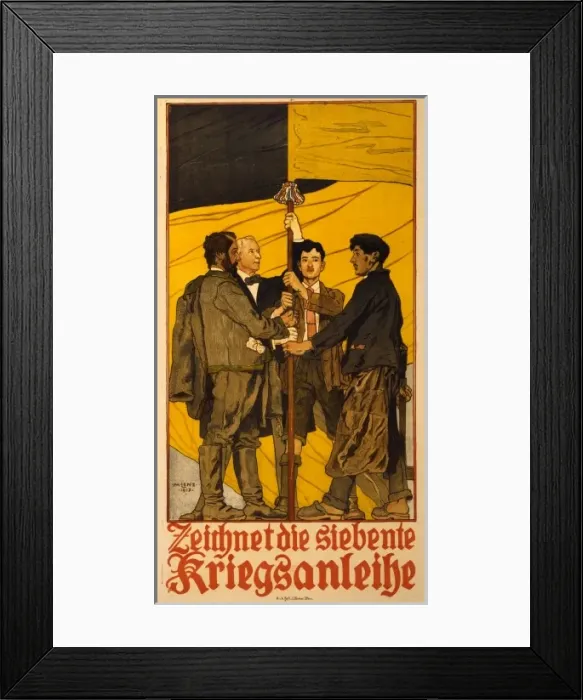 Framed Print : Zeichnet die siebente Kriegsanleihe Framed Print : Zeichnet die siebente Kriegsanleihe
