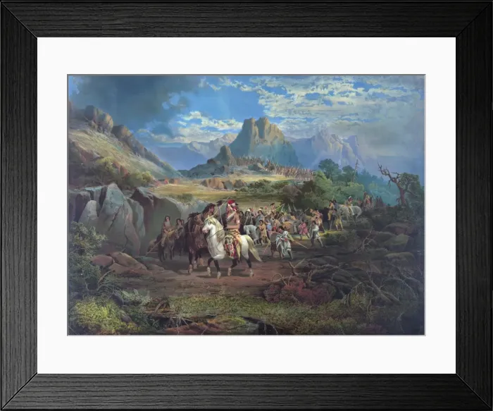 Framed Print : On the war path Framed Print : On the war path