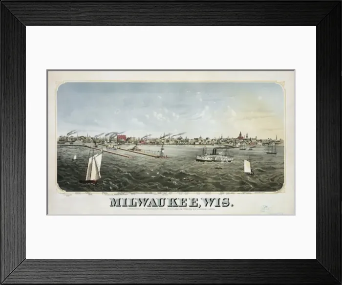 Framed Print : Milwaukee, Wis Framed Print : Milwaukee, Wis