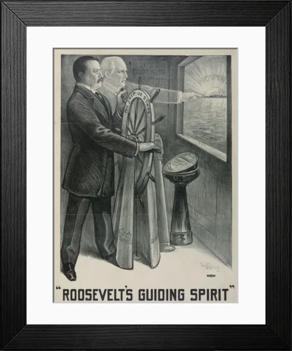 Framed Print : Roosevelts guiding spirit Framed Print : Roosevelts guiding spirit