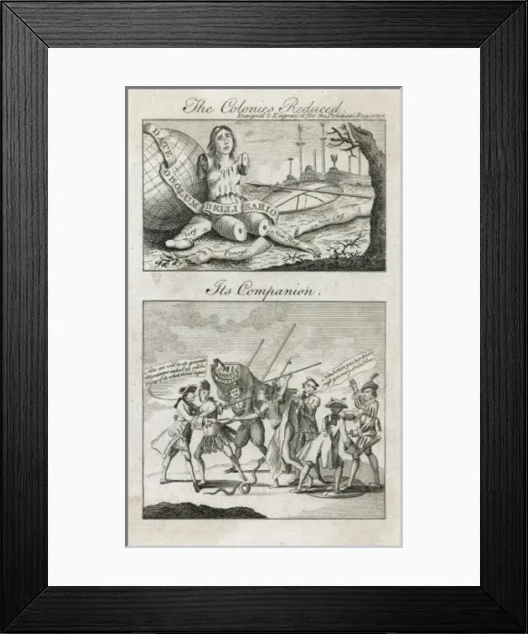 Framed Print : The colonies reduced - its companion Framed Print : The colonies reduced - its companion