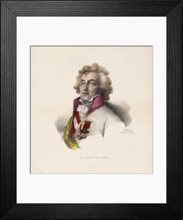 Framed Print : Le prince de Ligne Framed Print : Le prince de Ligne