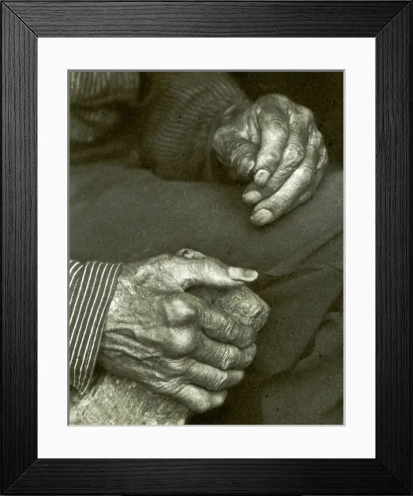 Framed Print : Laborers hands Framed Print : Laborers hands