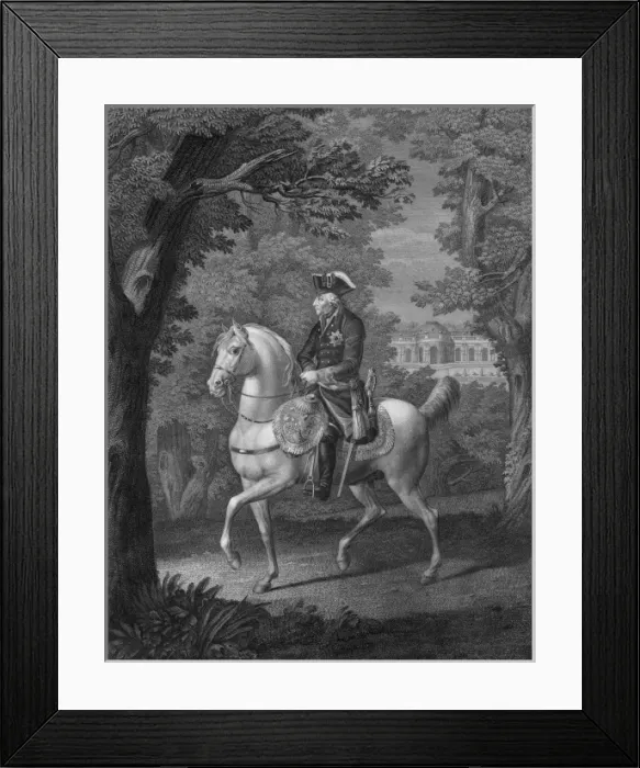 Framed Print : Frederick II, King of Prussia Framed Print : Frederick II, King of Prussia