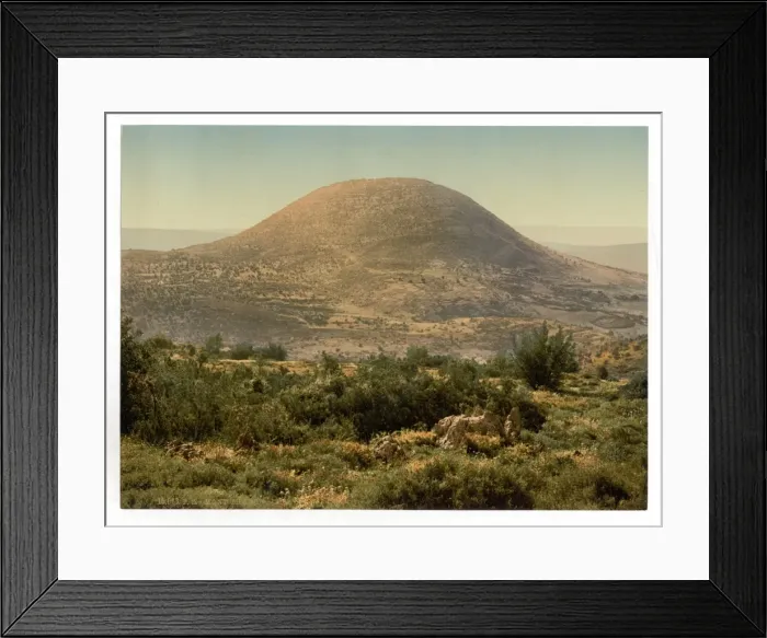 Framed Print : Mount Tabor, Holy Land, (i. e. Israel) Framed Print : Mount Tabor, Holy Land, (i. e. Israel)