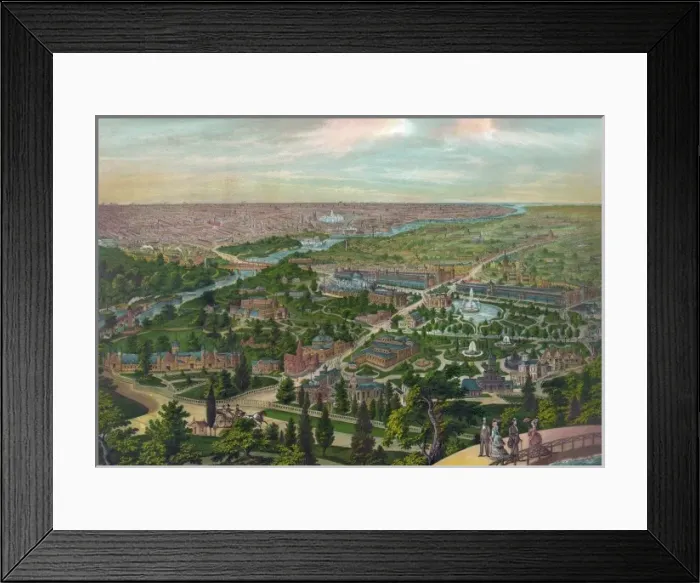 Framed Print : Philadelphia, 1876 Framed Print : Philadelphia, 1876