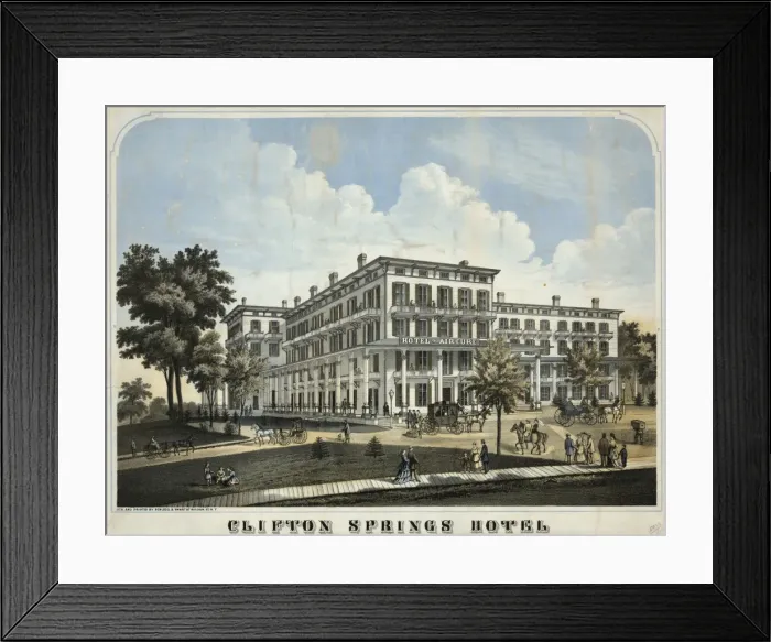 Framed Print : Clifton Springs hotel Framed Print : Clifton Springs hotel