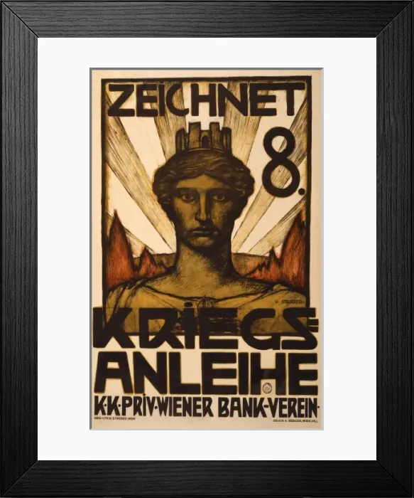 Framed Print : Zeichnet 8. Kriegsanleihe Framed Print : Zeichnet 8. Kriegsanleihe