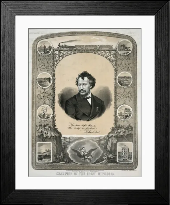 Framed Print : Champion of the Irish republic Framed Print : Champion of the Irish republic