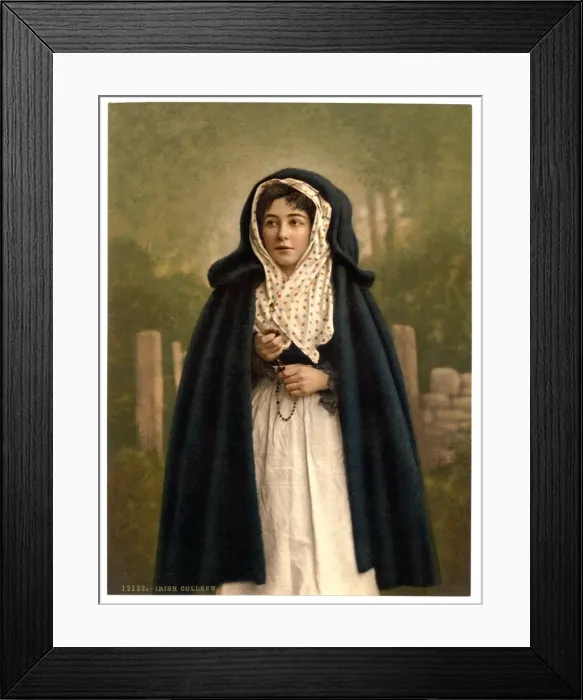 Framed Print : Irish colleen Framed Print : Irish colleen