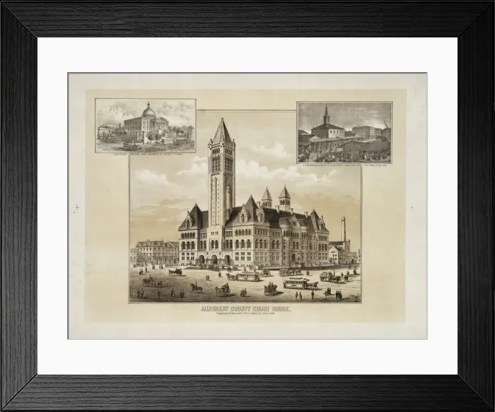 Framed Print : Allegheny County court house Framed Print : Allegheny County court house