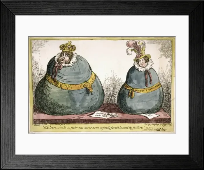 Framed Print : Ah! Sure such a pair was never seen so justly form d to meet Framed Print : Ah! Sure such a pair was never seen so justly form d to meet