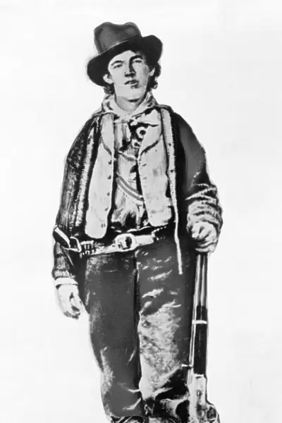 Billy the Kid, full-length portrait, facing front
