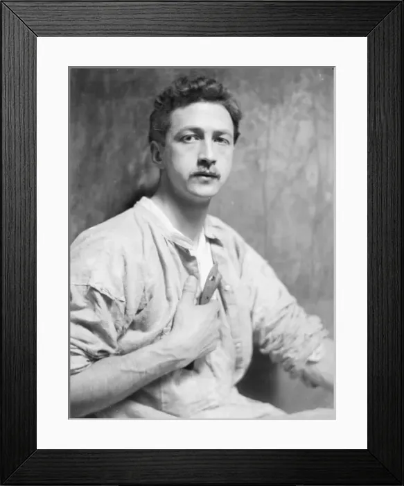 Framed Print : Chester Beach, the American sculptor (1881-1956) Framed Print : Chester Beach, the American sculptor (1881-1956)