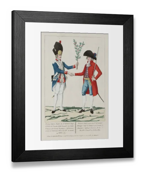 Framed Print : Portrait d apres nature du Sr. Harne natif de Dole en Franch Framed Print : Portrait d apres nature du Sr. Harne natif de Dole en Franch