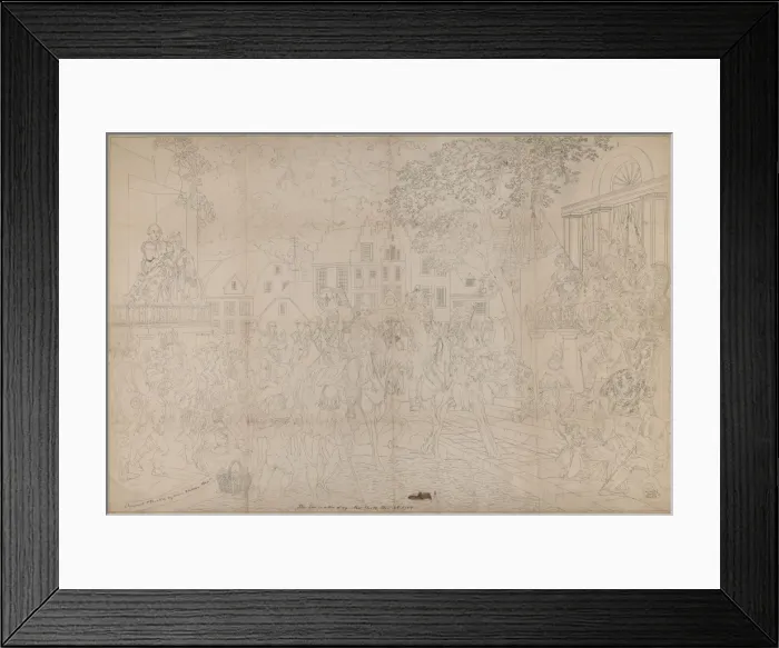 Framed Print : The evacuation day. New York Nov. 25 1783 Framed Print : The evacuation day. New York Nov. 25 1783