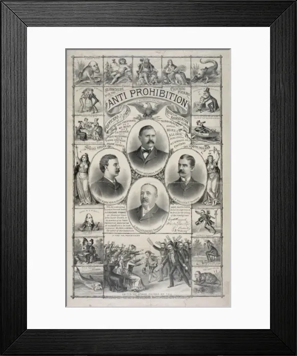 Framed Print : Anti prohibition Framed Print : Anti prohibition