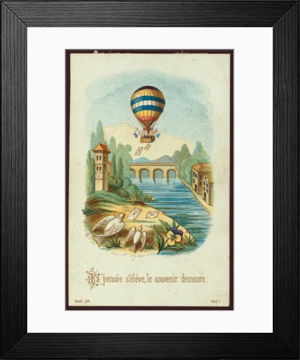 Framed Print : La pensees eleve, le souvenir demeure Framed Print : La pensees eleve, le souvenir demeure