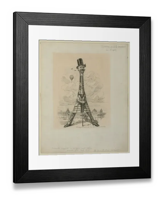 Framed Print : M. Eiffel, our artists latest tour de force, June 29, 1889 Framed Print : M. Eiffel, our artists latest tour de force, June 29, 1889