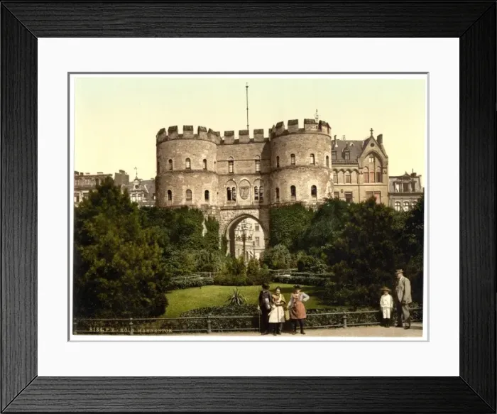 Framed Print : Hahnenthor, Cologne, the Rhine, Germany Framed Print : Hahnenthor, Cologne, the Rhine, Germany