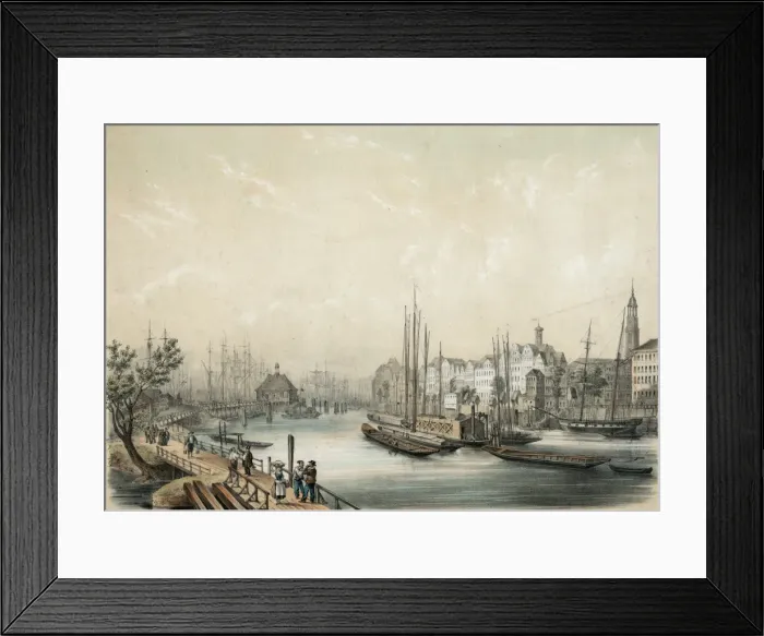 Framed Print : Port of Hamburg Framed Print : Port of Hamburg