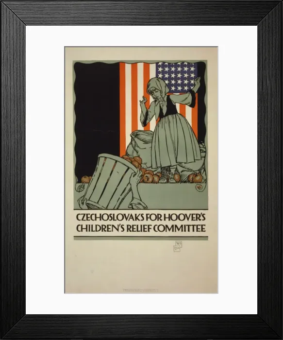 Framed Print : Czechoslovaks for Hoovers childrens relief committee Framed Print : Czechoslovaks for Hoovers childrens relief committee