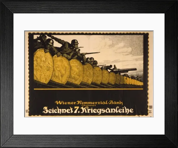 Framed Print : Zeichnet 7. Kriegsanleihe Framed Print : Zeichnet 7. Kriegsanleihe