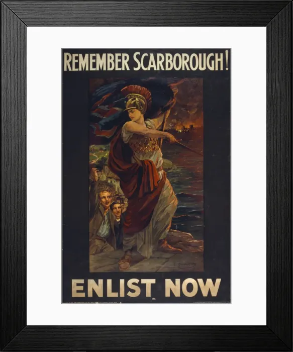 Framed Print : Remember Scarborough! Enlist now Framed Print : Remember Scarborough! Enlist now