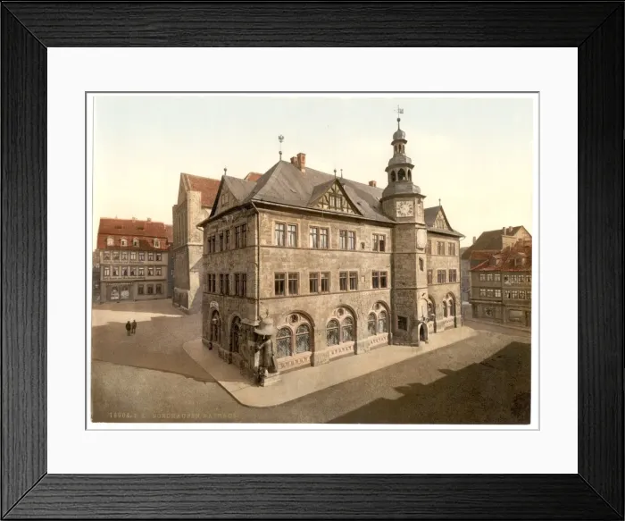 Framed Print : Town hall, Nordhausen, Thuringia, Germany Framed Print : Town hall, Nordhausen, Thuringia, Germany
