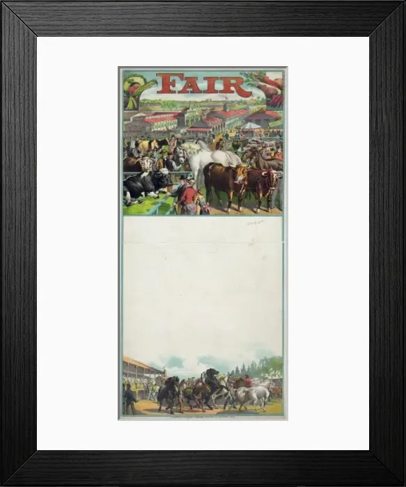 Framed Print : Fair. Date c1891 Jun. 2 Framed Print : Fair. Date c1891 Jun. 2
