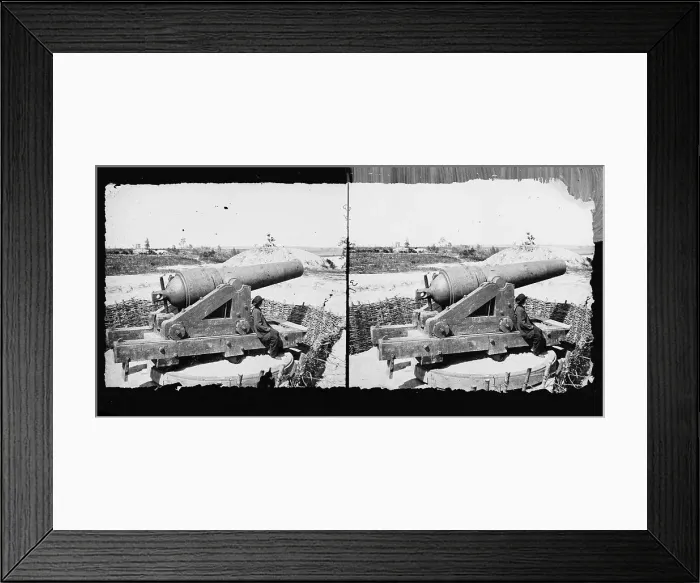 Framed Print : James River, Va. Another Confederate gun emplacement at Howl Framed Print : James River, Va. Another Confederate gun emplacement at Howl